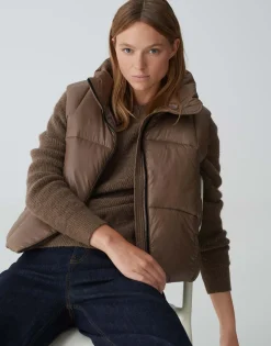 Best Sale Strick Hoodie POODY Loose mit Alpaka Strick