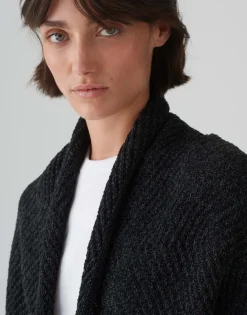 New Strickcape AMARYLLIS Oversize mit Waffelstruktur Strick|Accessoires