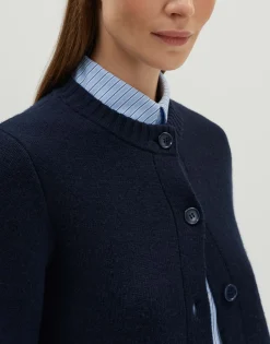 Clearance Strickcardigan TALENIA Loose mit Wolle Strick