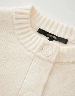 Best Sale Strickcardigan TALENIA Loose mit Wolle Strick