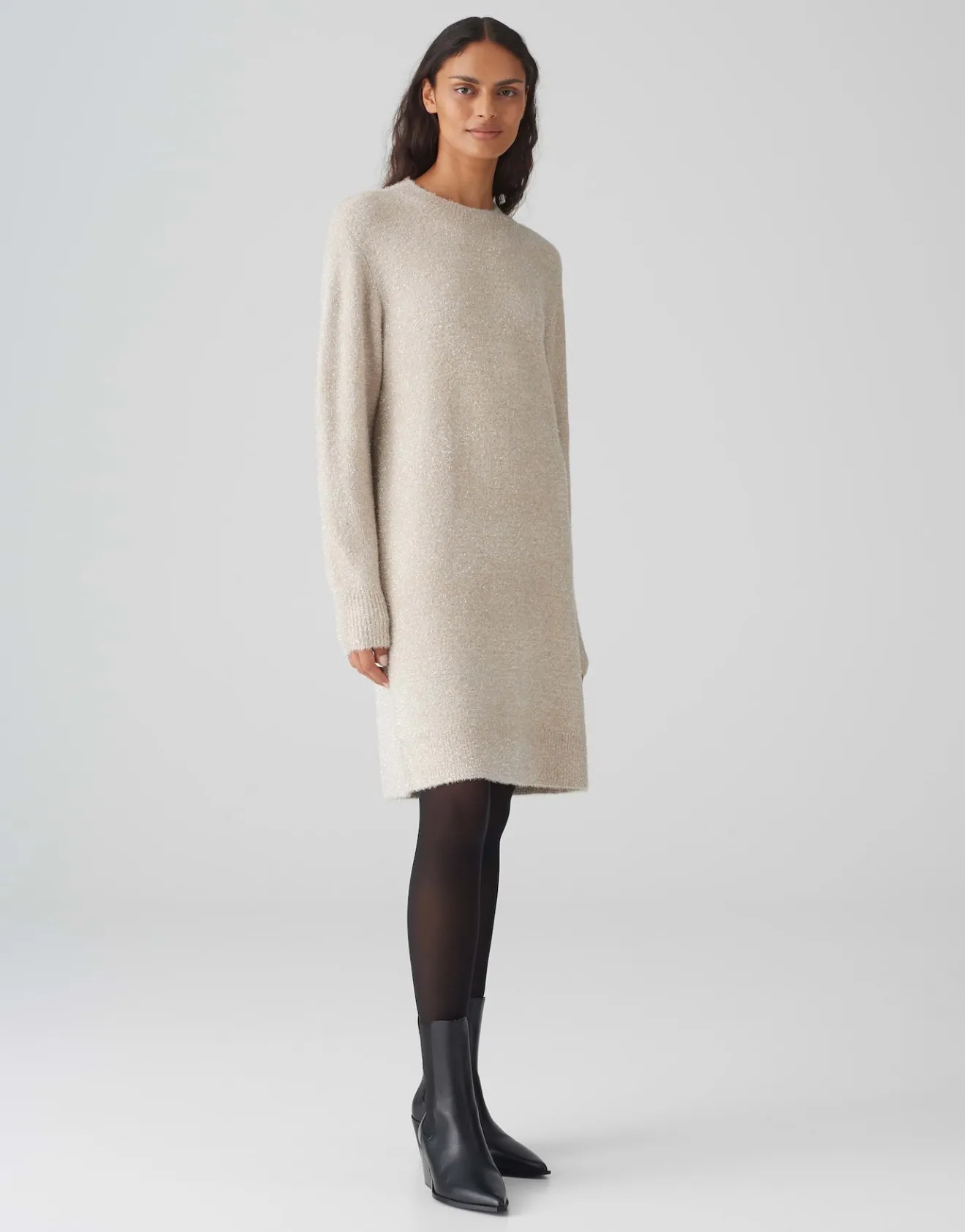 Cheap Strickkleid WALETTA Regular mit Glitzer Effekt Strick|Kleider
