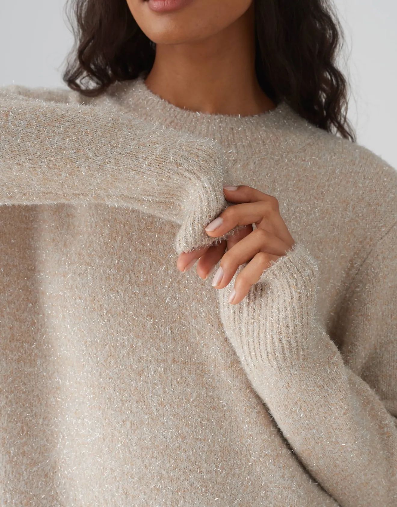 Cheap Strickkleid WALETTA Regular mit Glitzer Effekt Strick|Kleider