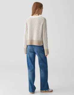 Best Strickpullover PAGULA Loose aus Baumwoll Mix Strick