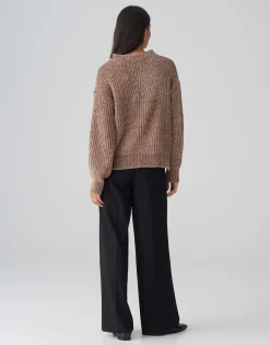 Outlet Strickpullover PANETA Loose aus weichem Chenille Strick