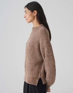 Outlet Strickpullover PANETA Loose aus weichem Chenille Strick