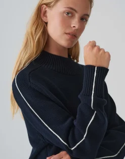 Outlet Strickpullover PIPINGA Regular aus 100% Baumwolle Strick