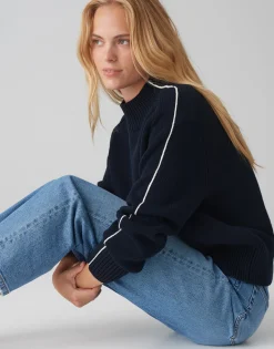 Outlet Strickpullover PIPINGA Regular aus 100% Baumwolle Strick
