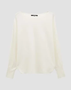Store Strickpullover TALIYA DETAIL Loose aus weichem Viskose Mix Strick
