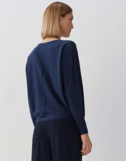 Cheap Strickpullover TALIYA DETAIL Loose aus weichem Viskose Mix Strick