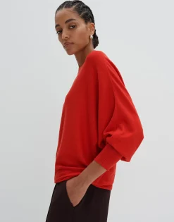 New Strickpullover TALIYA DETAIL Loose aus weichem Viskose Mix Strick