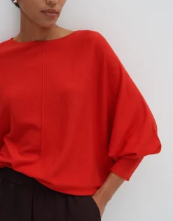 New Strickpullover TALIYA DETAIL Loose aus weichem Viskose Mix Strick
