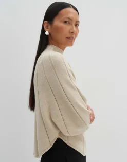 Online Strickpullover TANIMA Loose mit Fledermaus Ärmel Strick