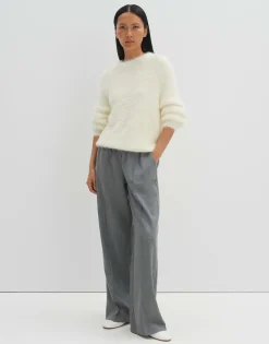 Discount Strickpullover TISSIE Loose in Fake Fur Optik Strick