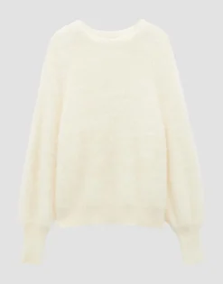 Discount Strickpullover TISSIE Loose in Fake Fur Optik Strick