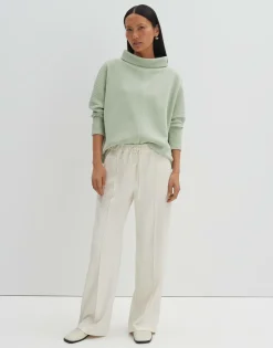 Cheap Strukturierter Sweater UMAJA Loose mit Rollkragen Sweat