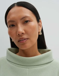 Cheap Strukturierter Sweater UMAJA Loose mit Rollkragen Sweat