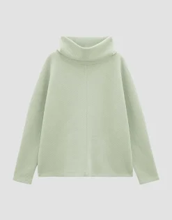 Cheap Strukturierter Sweater UMAJA Loose mit Rollkragen Sweat