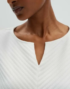 Outlet Strukturierter Sweater UNALA Regular mit Fledermausärmeln Sweat