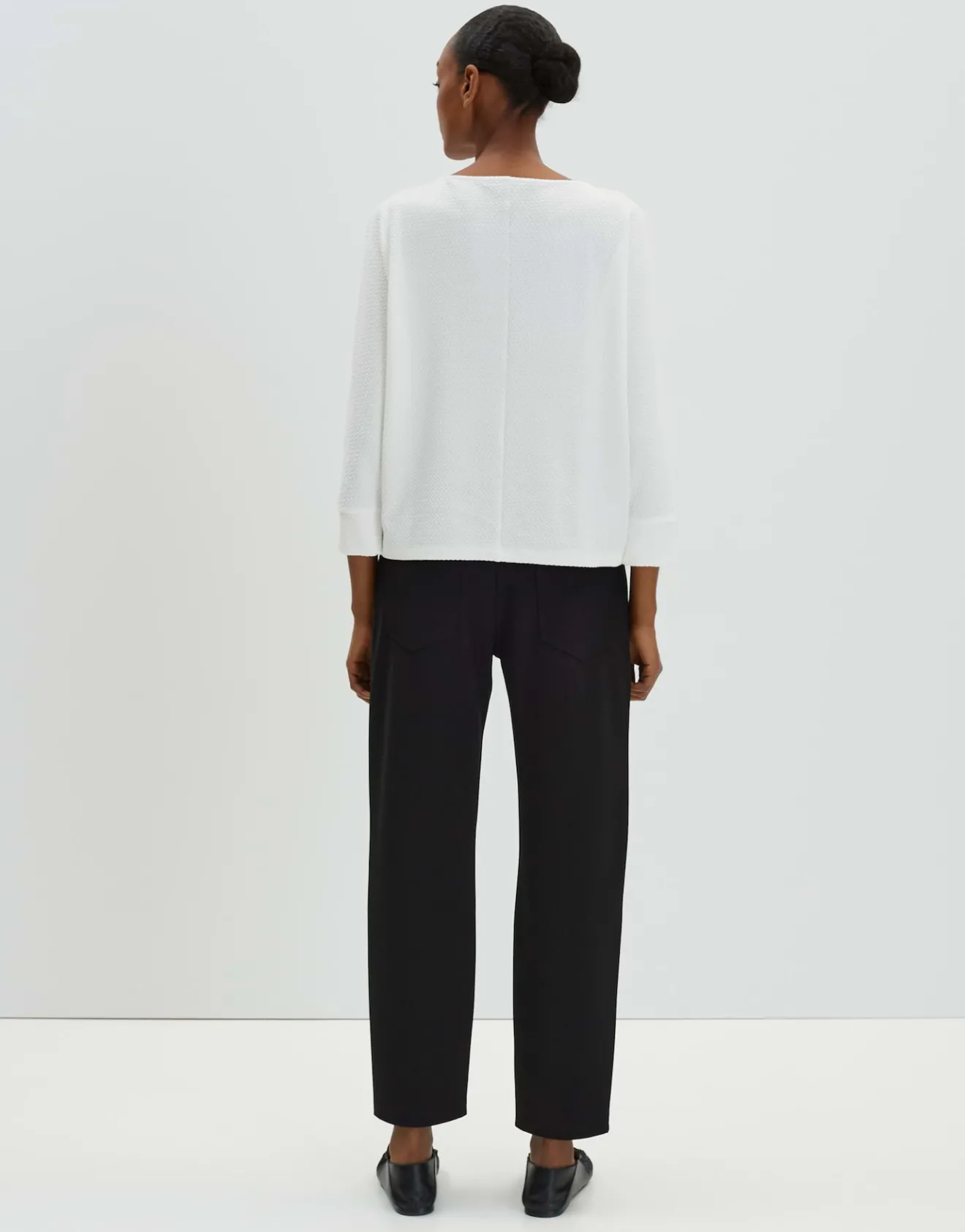 Cheap Strukturiertes Shirt KRISSIE Loose mit Fledermausarm Shirts