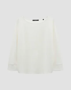 Cheap Strukturiertes Shirt KRISSIE Loose mit Fledermausarm Shirts