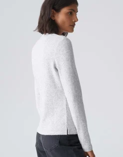 Discount Strukturiertes Shirt SNOWI Slim aus softem Jersey Shirts