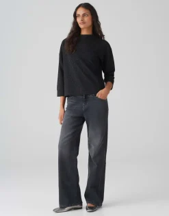 Cheap Sweater GESCHE Boxy Fit mit Glitzer Details Sweat