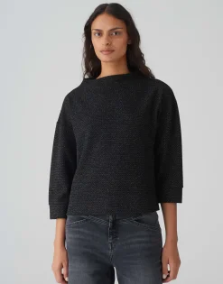 Cheap Sweater GESCHE Boxy Fit mit Glitzer Details Sweat