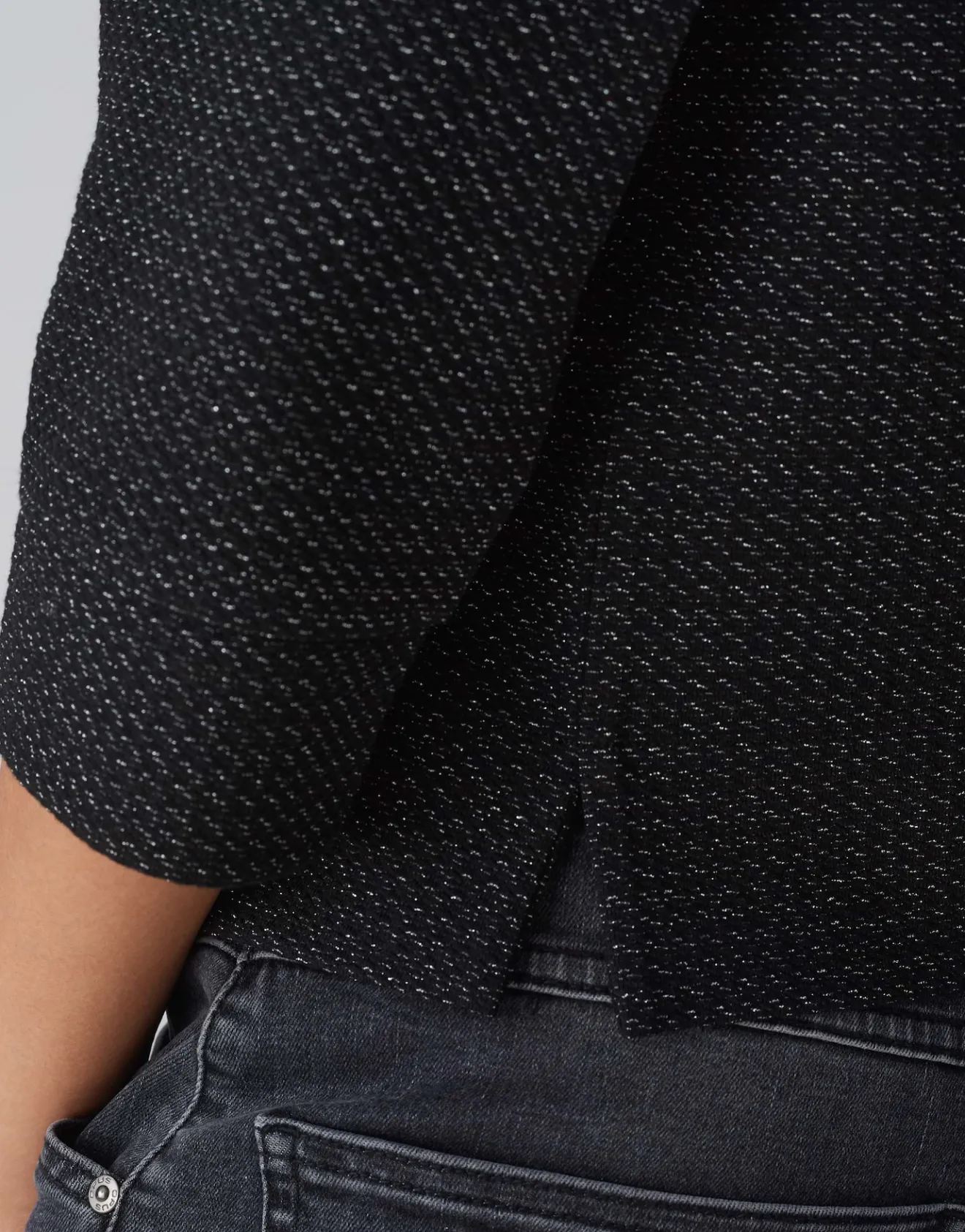Cheap Sweater GESCHE Boxy Fit mit Glitzer Details Sweat