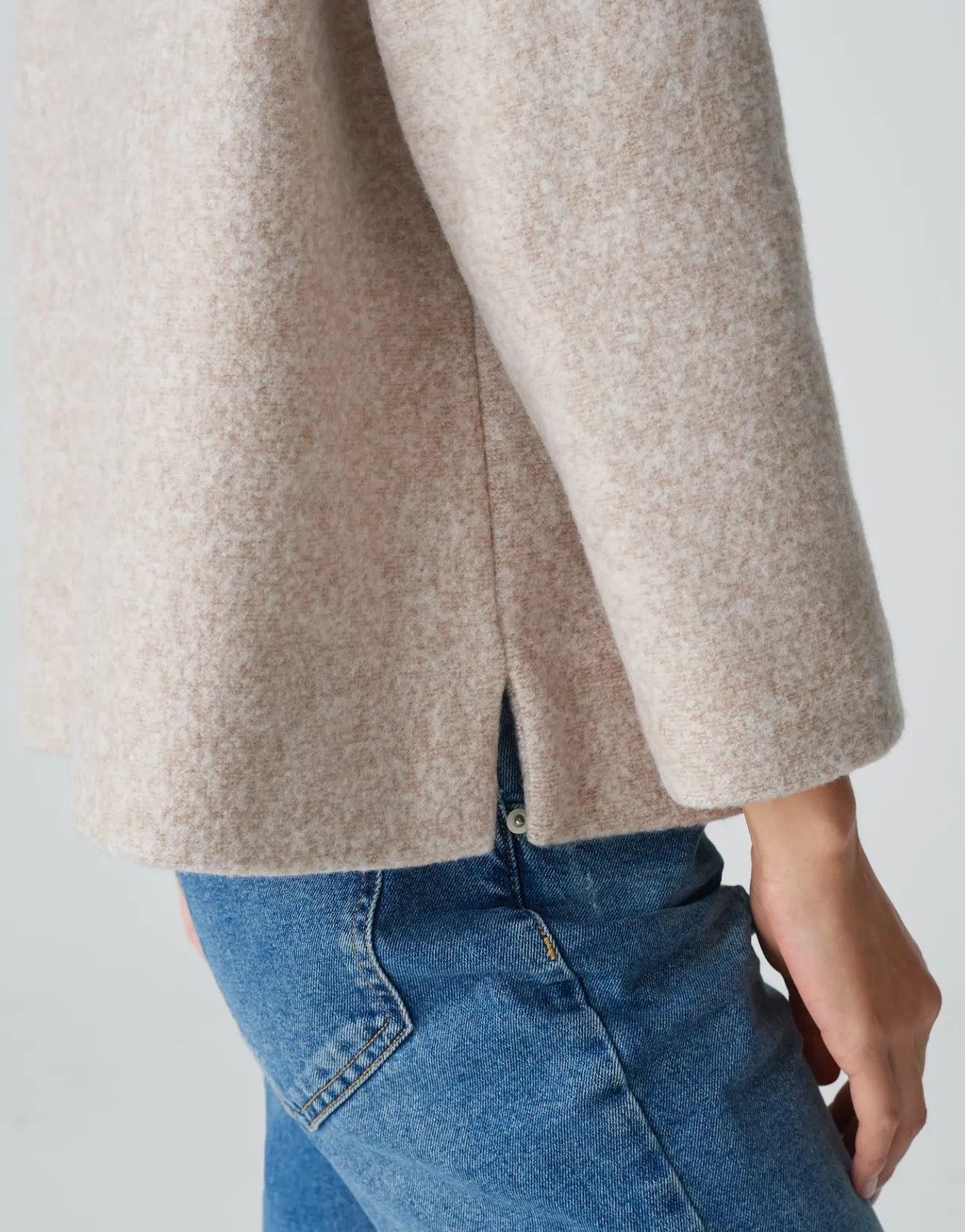Clearance Sweater GESURLA Loose mit weichem Hand-Feel Sweat