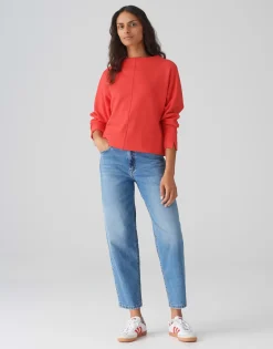Store Sweater GUNNEL Batwing Fit in softer Strickoptik Strick|Sweat