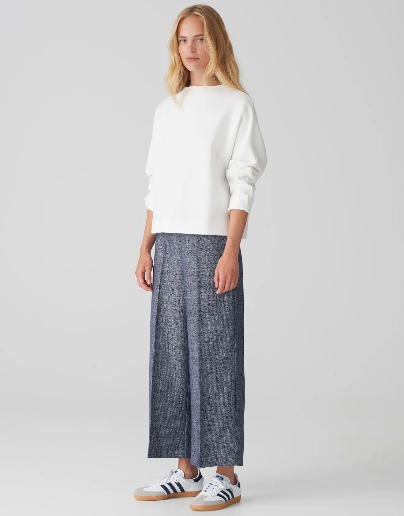 Clearance Sweater GUNNEL Batwing Fit in softer Strickoptik Strick|Sweat