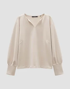 Best Sale Sweater ULINA Loose aus Modal Mix Sweat