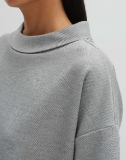 Discount Sweater ULUNA Loose aus Viskose Twill Sweat