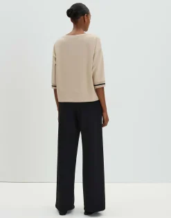 Outlet Sweater UTALBA Loose aus Viskose Mix Sweat