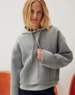Flash Sale Sweatjacke GOMBER Regular aus weicher Scuba-Ware Sweat