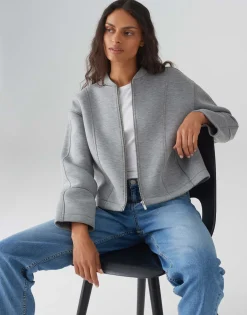 Flash Sale Sweatjacke GOMBER Regular aus weicher Scuba-Ware Sweat