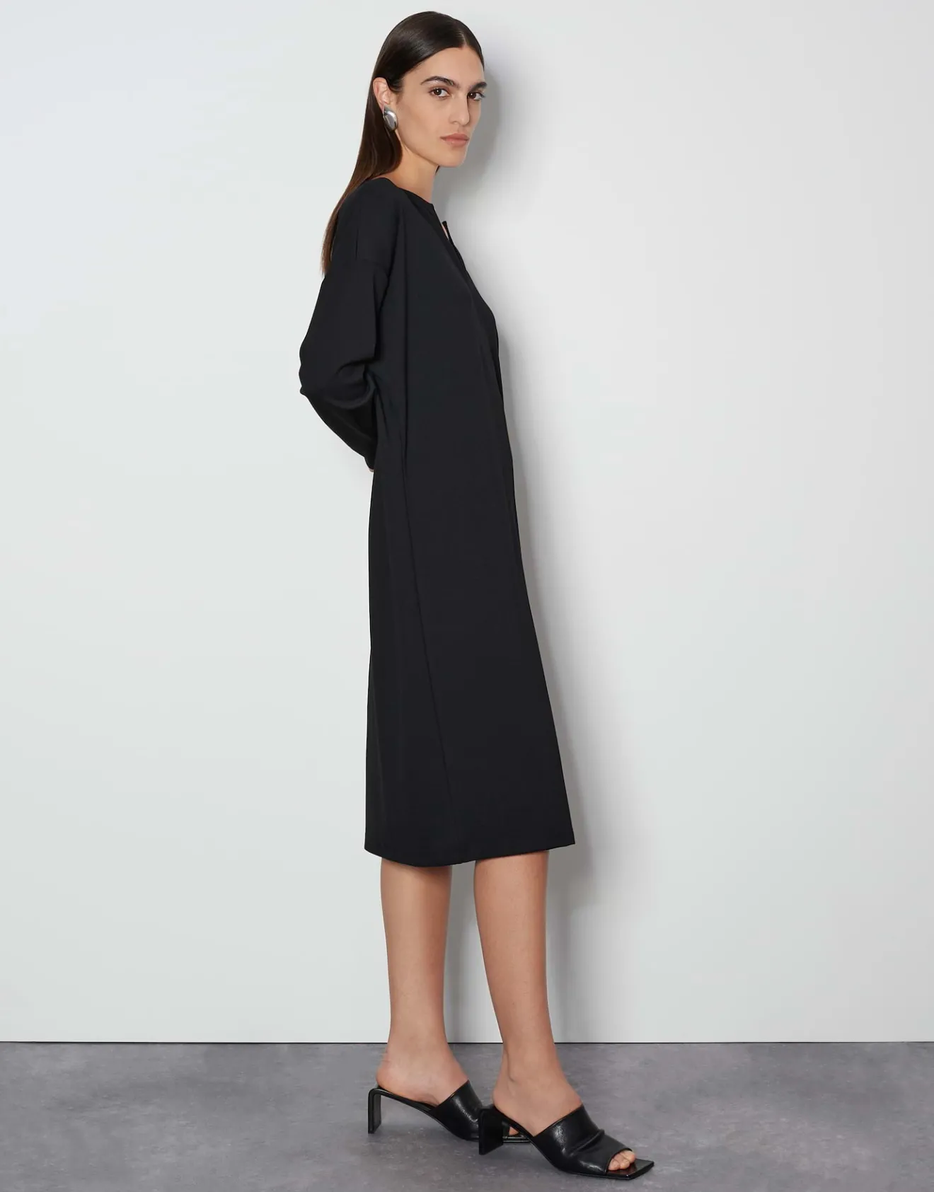 Fashion Sweatkleid QUISSI aus Viskose Mix Kleider