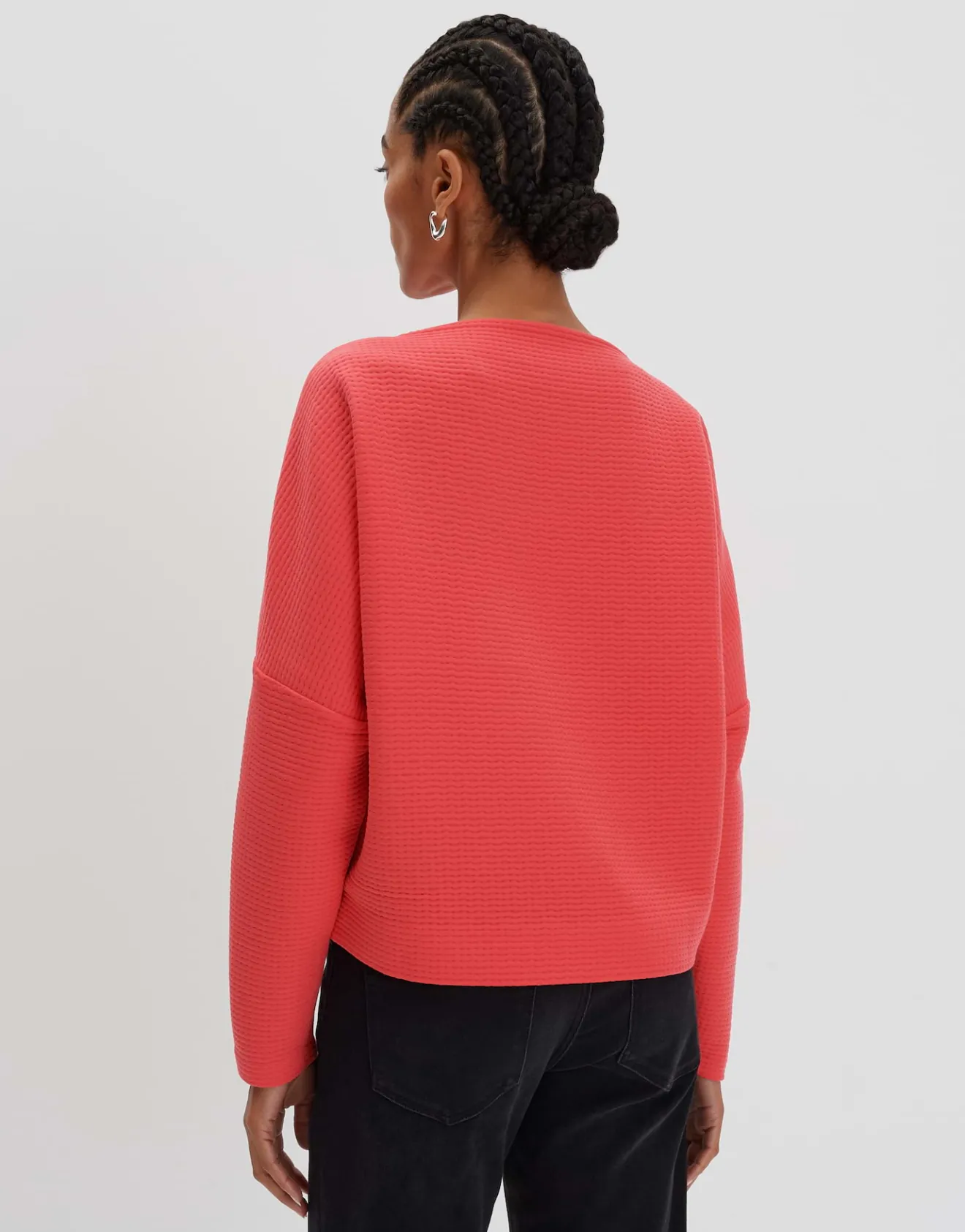 Outlet Sweatshirt USANNI Loose mit strukturierter Oberfläche Sweat
