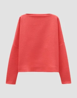 Outlet Sweatshirt USANNI Loose mit strukturierter Oberfläche Sweat