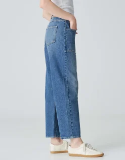 Discount Tapered Jeans LISSIE Mid Rise aus BCI Cotton Mix Jeans