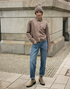 Discount Tapered Jeans LISSIE Mid Rise aus BCI Cotton Mix Jeans