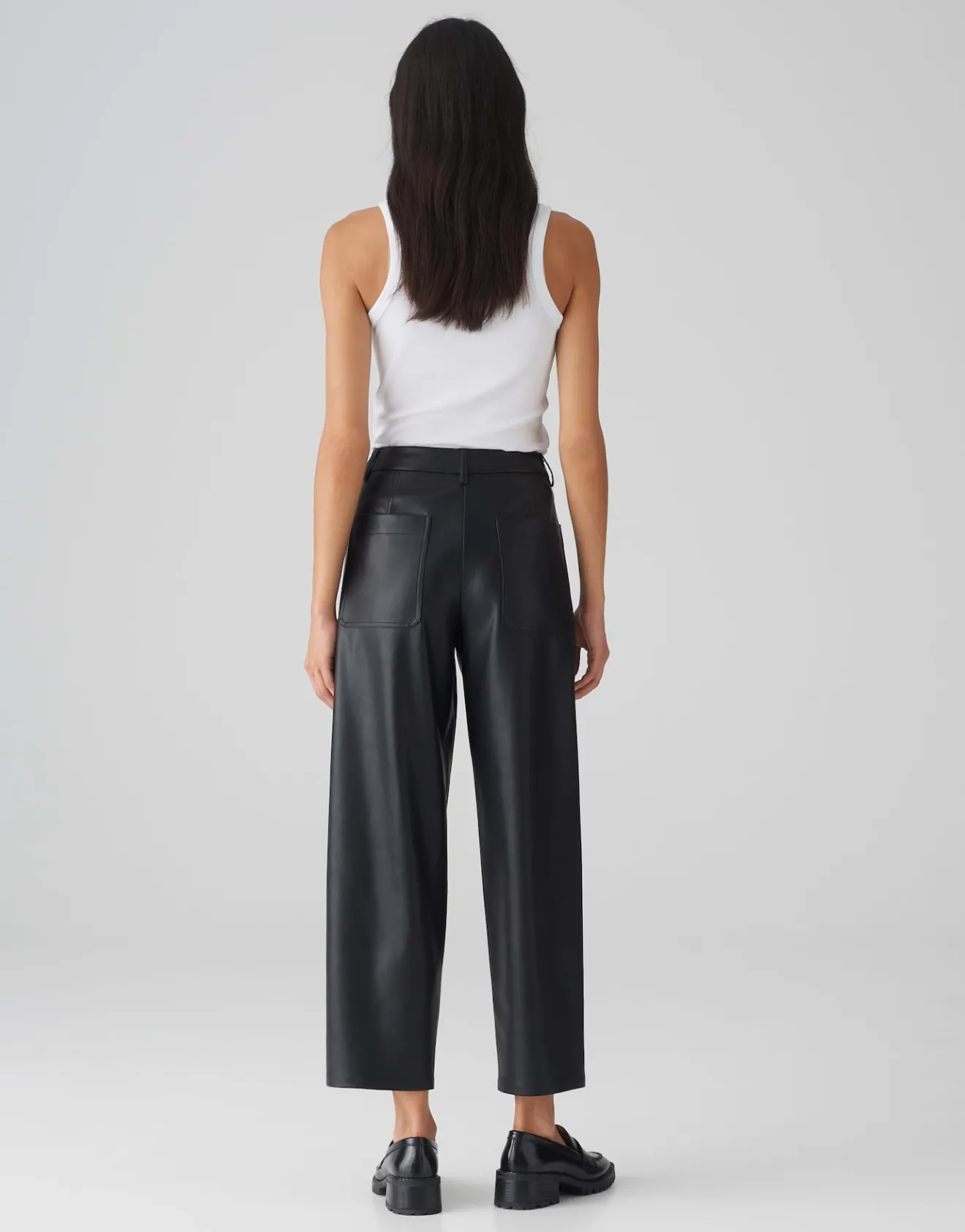 Best Sale Tapered Pants MARUTO Relaxed in Lederoptik Hosen