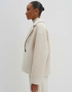 Fashion Teddyjacke VANTELO Loose im Caban Stil Jacken & Mäntel
