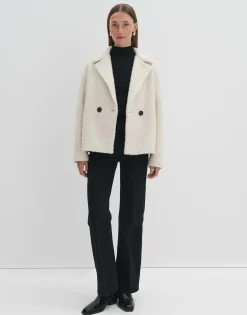 Fashion Teddyjacke VANTELO Loose im Caban Stil Jacken & Mäntel