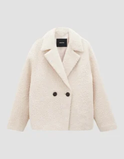 Fashion Teddyjacke VANTELO Loose im Caban Stil Jacken & Mäntel