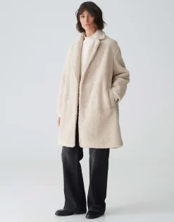 Best Teddymantel HONISE Loose im Oversize Look Jacken & Mäntel