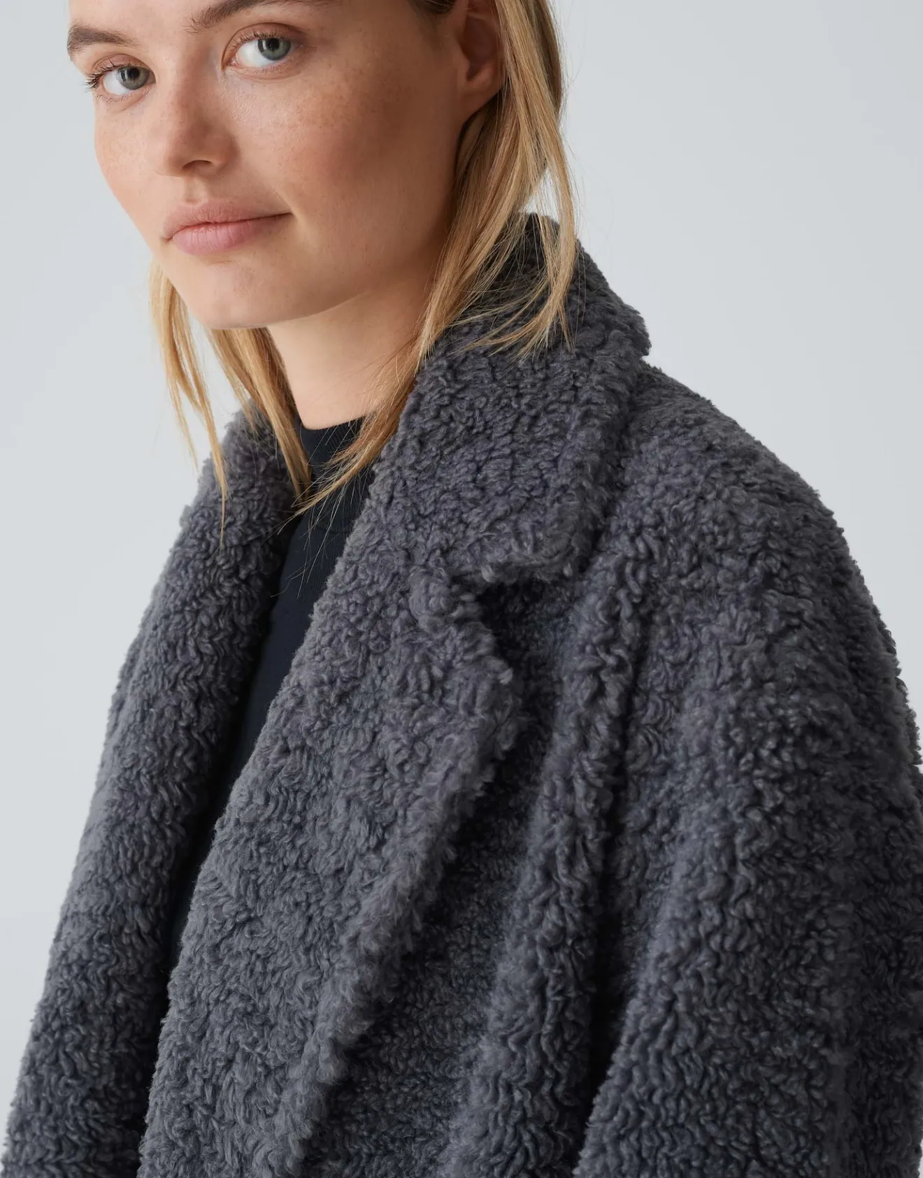 Online Teddymantel HONISE Loose im Oversize Look Jacken & Mäntel
