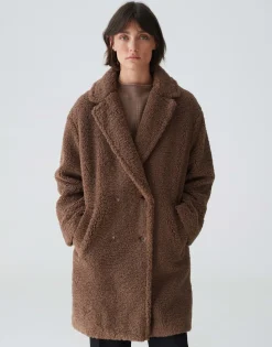 Best Sale Teddymantel HONISE Loose im Oversize Look Jacken & Mäntel