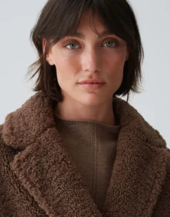Best Sale Teddymantel HONISE Loose im Oversize Look Jacken & Mäntel