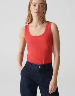 Cheap Trägertop IMILIA Slim aus BCI Cotton Mix Basics|Shirts